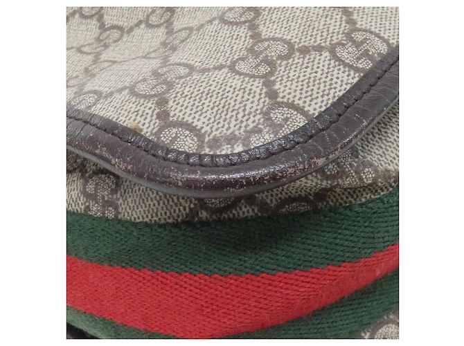 Gucci 189748 F0OHR Schultertasche Beige Dunkelbraun - Ansicht 3