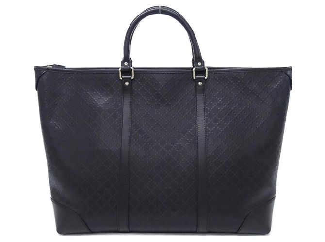 Bolso de mano Gucci 309413 AIZ1G de cuero negro - vista 2