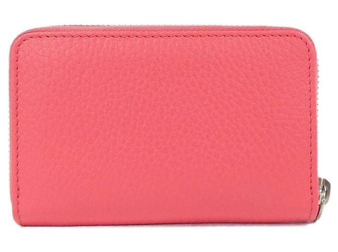 Gucci Coral Pink Leather Coin Purse - view 2