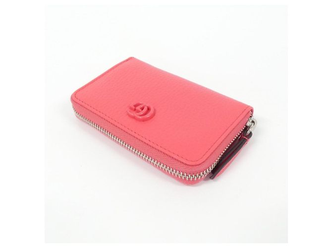Gucci Coral Pink Leather Coin Purse - view 3