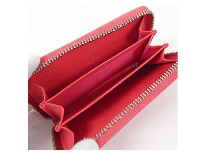 Gucci Coral Pink Leather Coin Purse - view 6