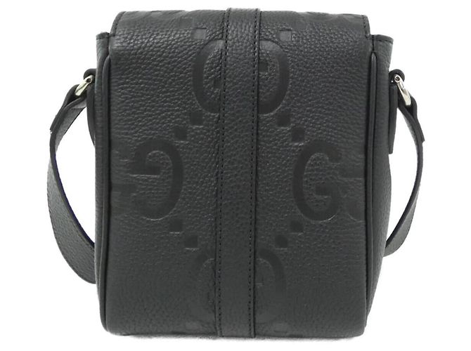 Borsa a tracolla in pelle Gucci GG Nero - vista 2