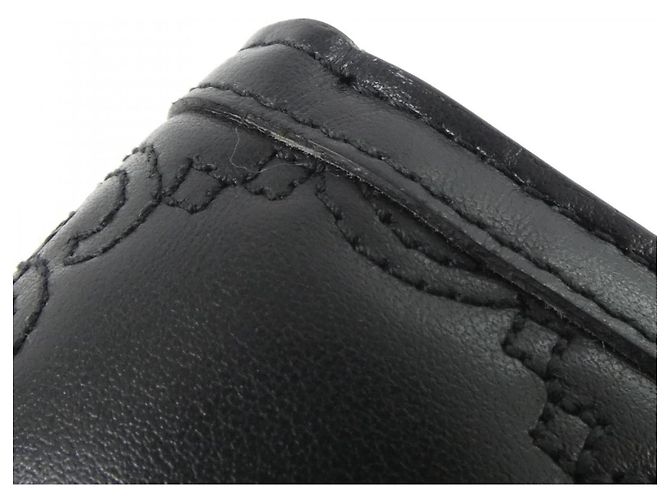 Gucci Bi-Fold Ledergeldbörse Schwarz - Ansicht 5