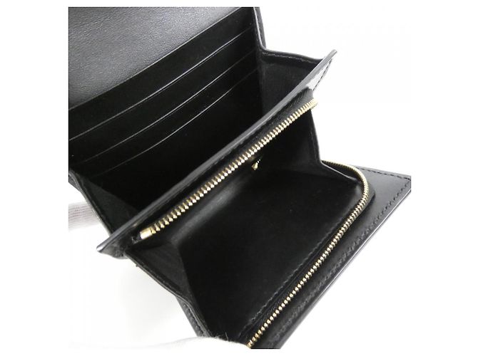 Gucci Bi-Fold Ledergeldbörse Schwarz - Ansicht 6