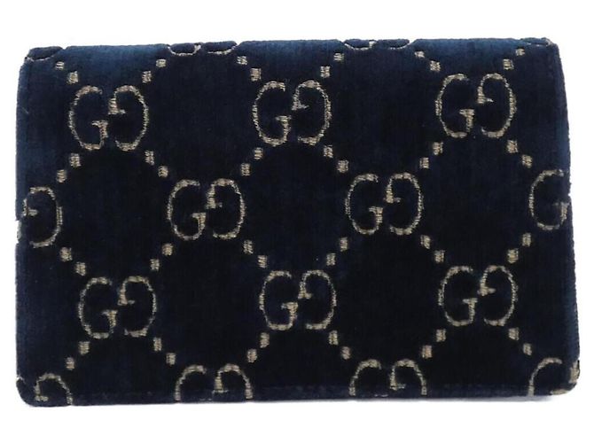 Borsa a tracolla Gucci DIONYSUS 476432 9TIBN Nero Blu - vista 2