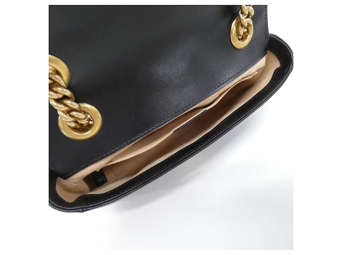 Borsa a tracolla Gucci GG Marmont Nero - vista 6