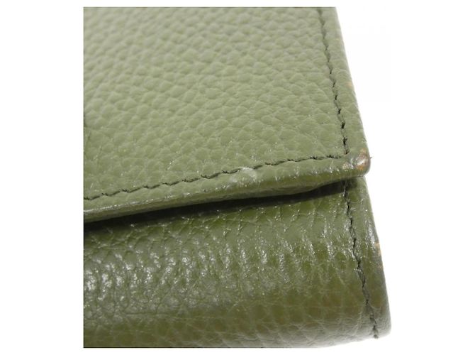 Cartera bi-fold Gucci GG Marmont Verde - vista 6