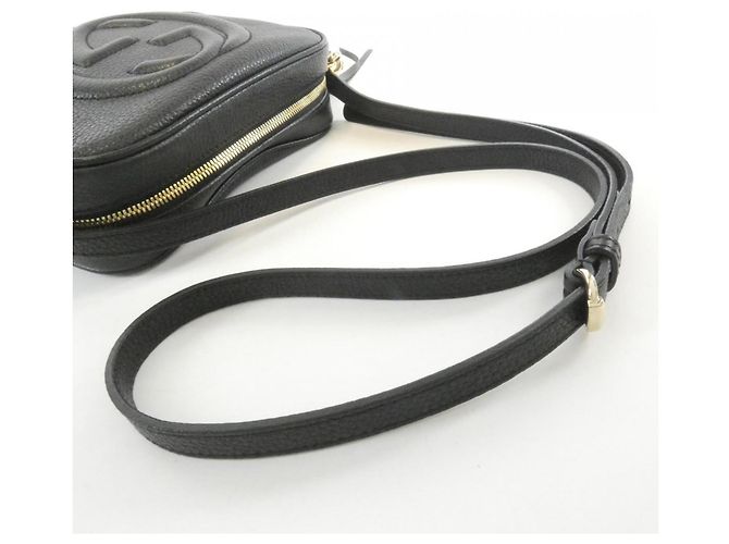 Borsa a tracolla Gucci Soho in pelle Nero - vista 4