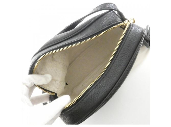 Borsa a tracolla Gucci Soho in pelle Nero - vista 5