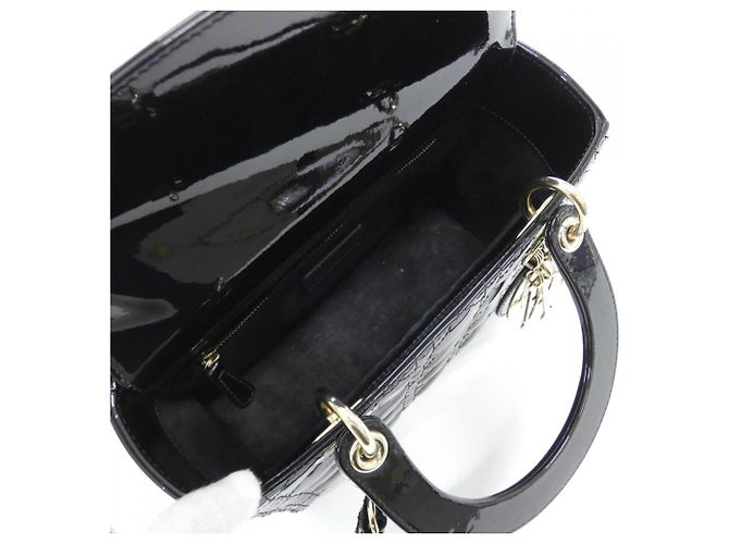 Borsa Christian Dior Lady Medium Nero - vista 8