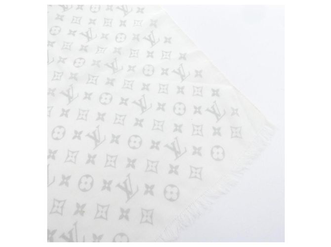 Sciarpa/Stola Louis Vuitton Etol LV Rainbow Marrone Bianco Porpora - vista 2
