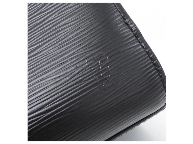 Borsa Louis Vuitton Epi Pont Neuf PM Nero - vista 6