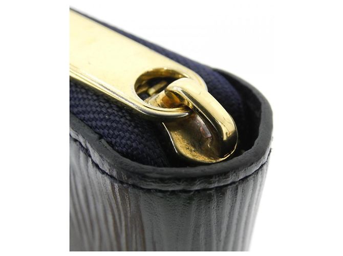 Portafoglio Louis Vuitton Epi Zippy Blu navy - vista 4