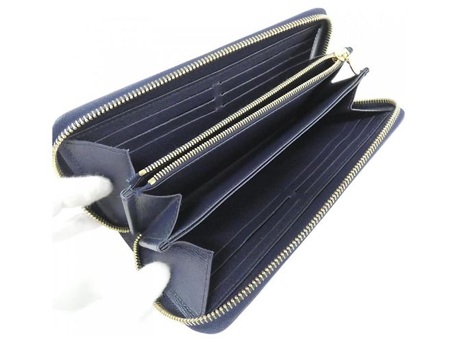 Portafoglio Louis Vuitton Epi Zippy Blu navy - vista 6