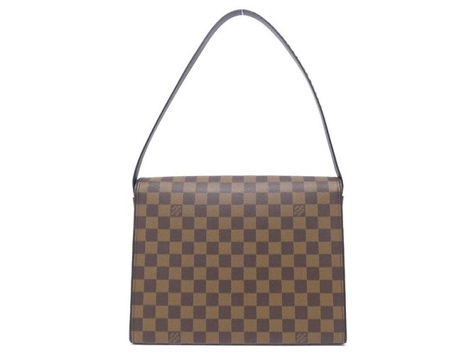Borsa a tracolla Louis Vuitton Damier Tribeca Carre Marrone - vista 2