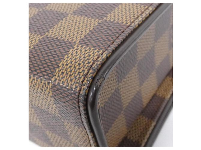 Borsa a tracolla Louis Vuitton Damier Tribeca Carre Marrone - vista 3