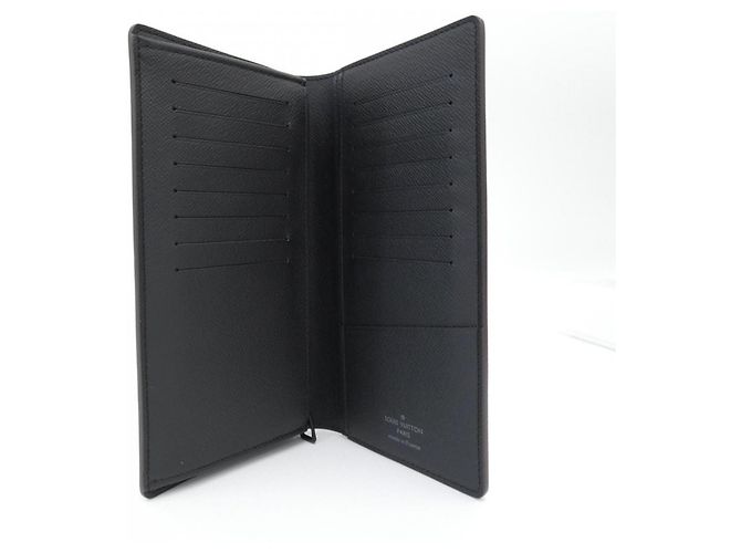 Louis Vuitton Damier Giant Portefeuille Brazza Wallet Marrone - vista 3