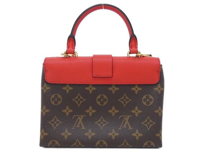 Borsa Louis Vuitton Monogram Rocky BB Marrone Rosso - vista 2