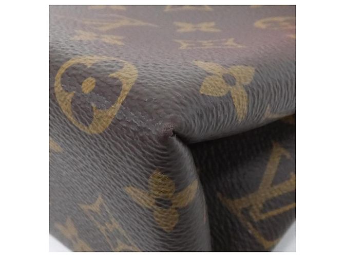 Borsa Louis Vuitton Monogram Rocky BB Marrone Rosso - vista 3