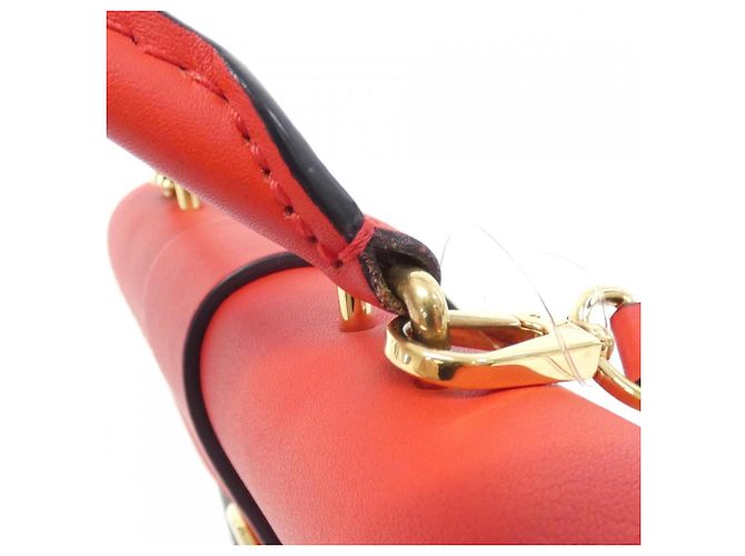 Borsa Louis Vuitton Monogram Rocky BB Marrone Rosso - vista 6