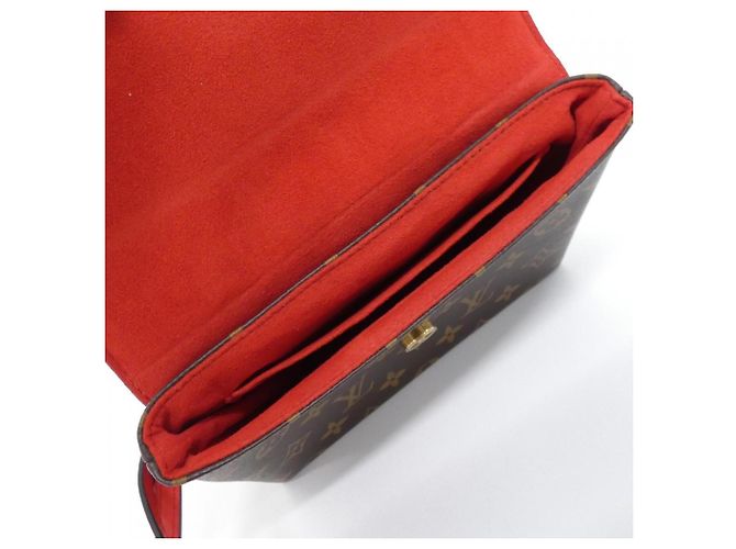 Borsa Louis Vuitton Monogram Rocky BB Marrone Rosso - vista 9