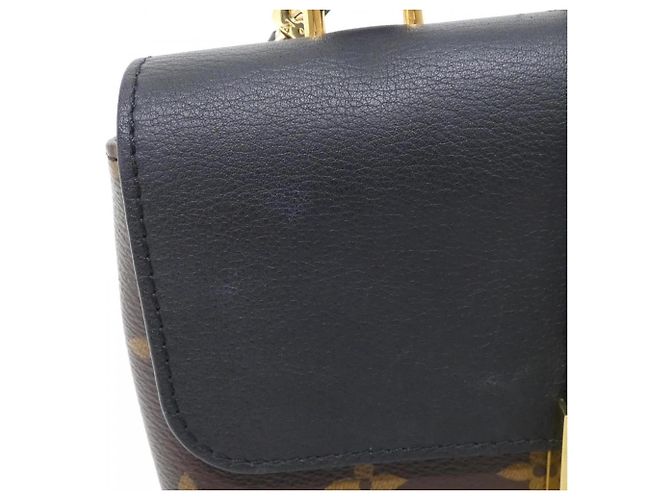 Borsa Louis Vuitton Monogram Rocky BB Marrone Nero - vista 5
