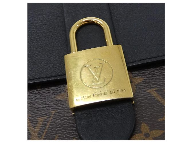Borsa Louis Vuitton Monogram Rocky BB Marrone Nero - vista 6