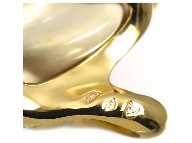 Pendente Chanel Camélia in oro giallo 18K - vista 6