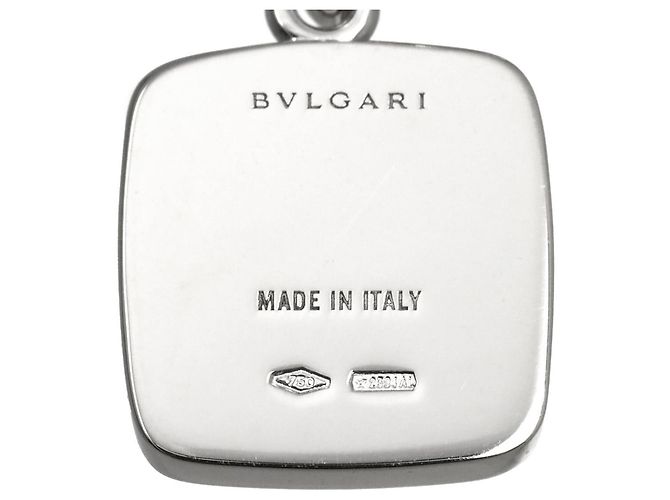 Bulgari Pendente Bvlgari in rodocrosite e oro bianco 18K - vista 5