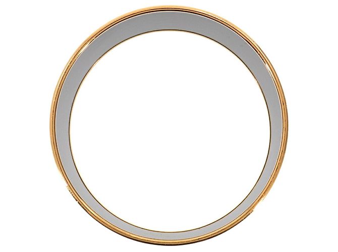 Hermès Bracciale Rigido Hermes Email TGM Marrone D'oro - vista 3