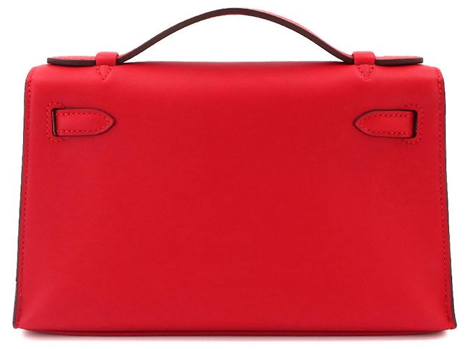 Hermès Pochette Kelly Swift in Red Rosso - vista 3