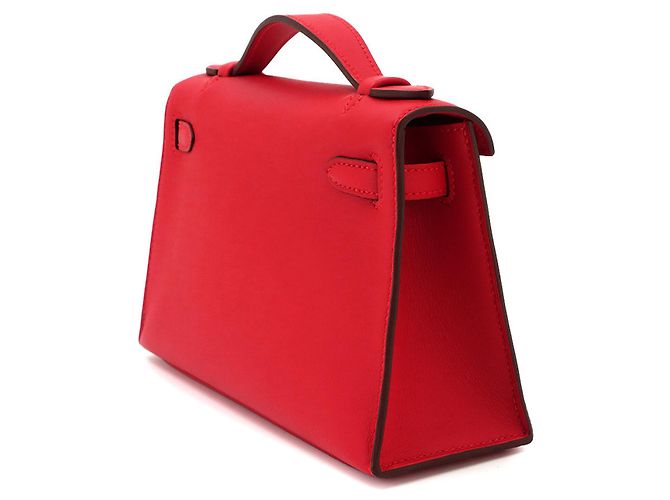 Hermès Pochette Kelly Swift in Red Rosso - vista 4