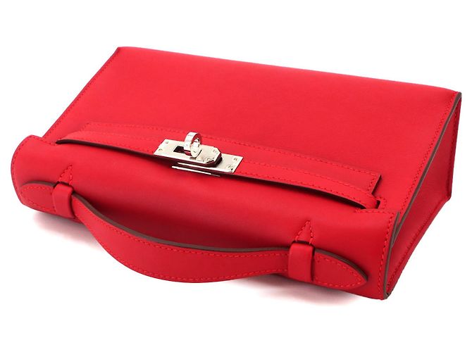 Hermès Pochette Kelly Swift in Red Rosso - vista 6