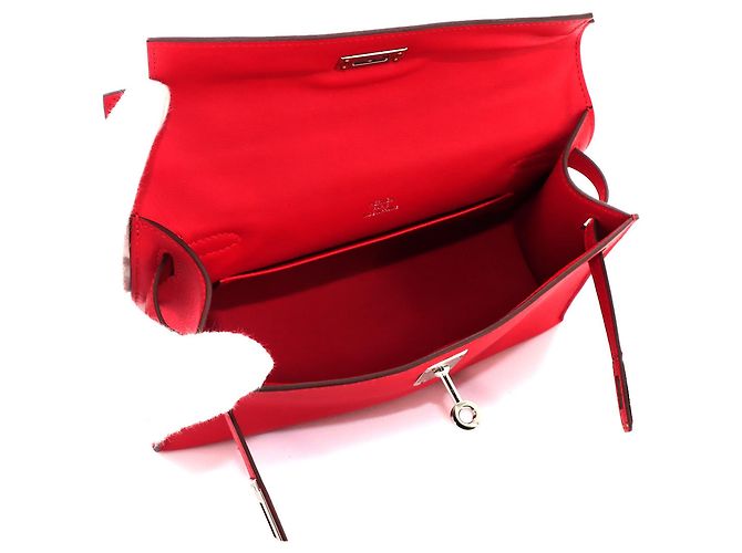 Hermès Pochette Kelly Swift in Red Rosso - vista 7