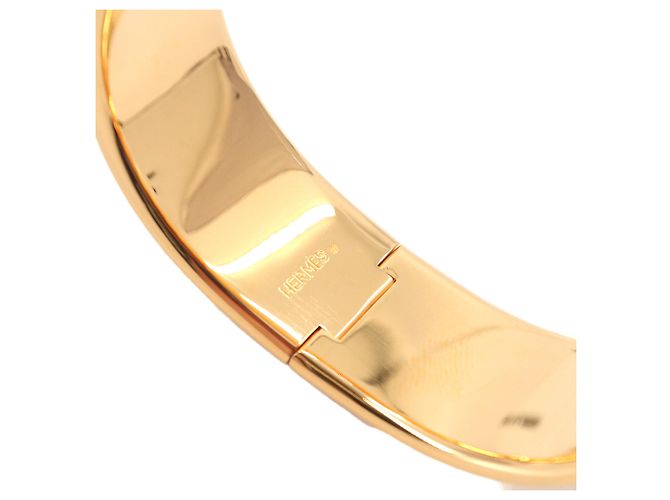 Hermès Bracciale Rigido Hermes HERMES Loquet Email GM Nero D'oro - vista 7