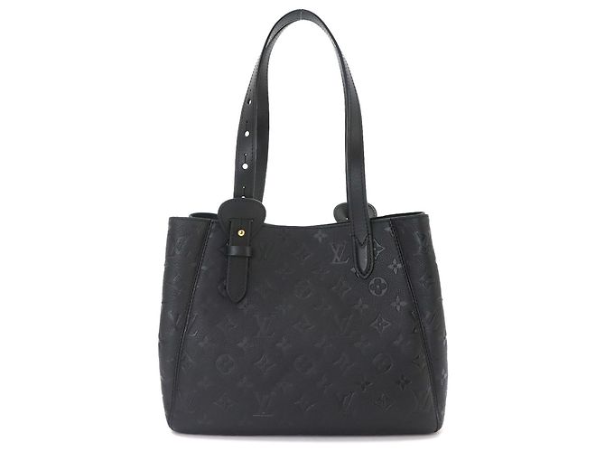 Borsa tote Louis Vuitton All In One PM Monogram Empreinte Noir Nero Monogramma - vista 3