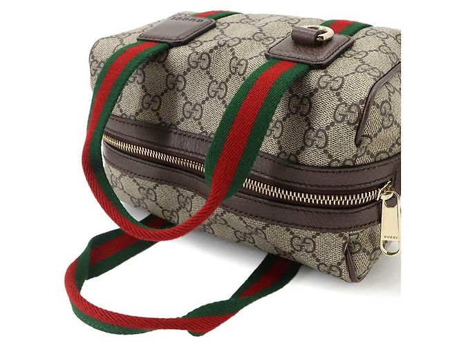 Borsa a mano 2-way Mini Gucci Ophidia Marrone Beige - vista 6