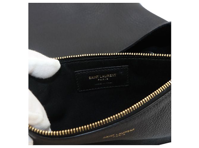 Borsa a tracolla hobo Saint Laurent LE 5 A 7 Nero - vista 8