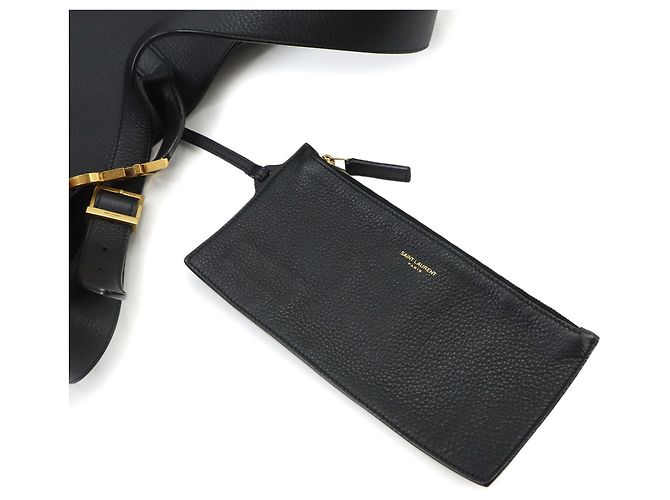 Borsa a tracolla hobo Saint Laurent LE 5 A 7 Nero - vista 9