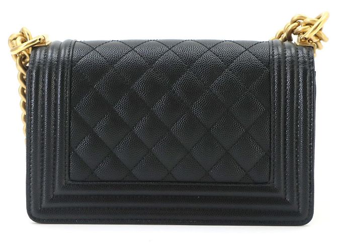 Borsa a tracolla Chanel Boy Small con catena Nero - vista 3