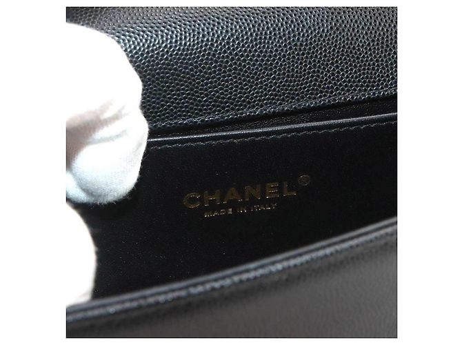 Borsa a tracolla Chanel Boy Small con catena Nero - vista 8