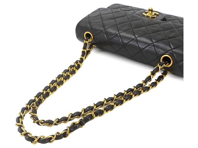Borsa a tracolla Chanel Matelasse 23 con catena Nero - vista 6