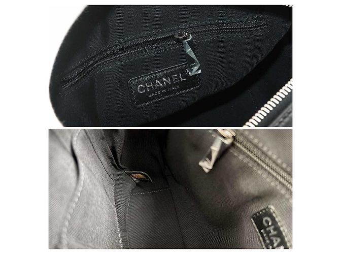 Borsa Camera Chanel Matelassé Nero Bianco - vista 8