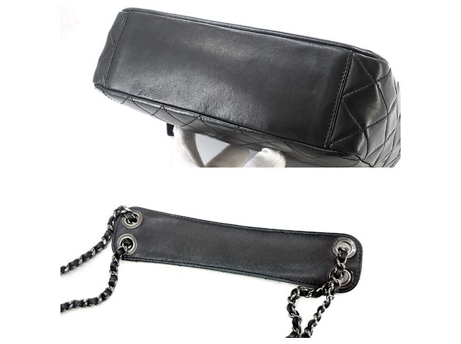 Borsa Camera Chanel Matelassé Nero Bianco - vista 9