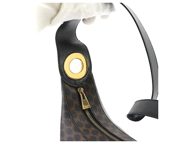 Céline Borsa Celine Macadam Marrone Nero - vista 8