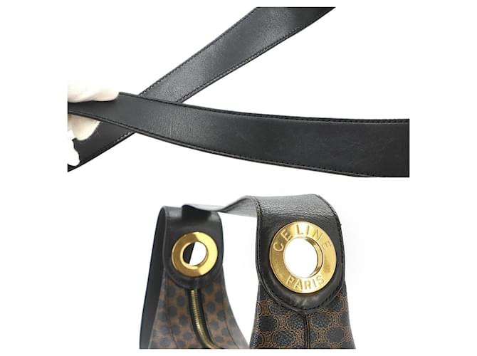 Céline Borsa Celine Macadam Marrone Nero - vista 9