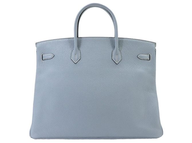 Hermès Borsa Hermes Birkin 40 Togo Blue Lin - vista 2