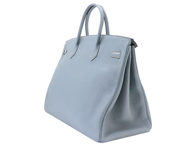 Hermès Borsa Hermes Birkin 40 Togo Blue Lin - vista 3