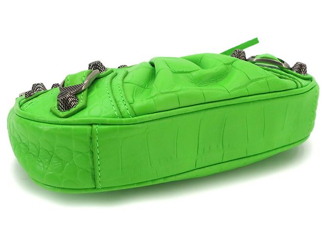 Borsa 2-Way Balenciaga Le Cagole Mini Verde - vista 5