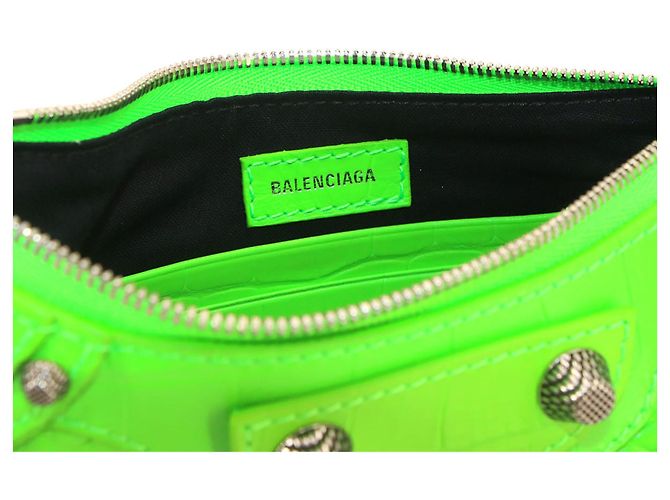 Borsa 2-Way Balenciaga Le Cagole Mini Verde - vista 8